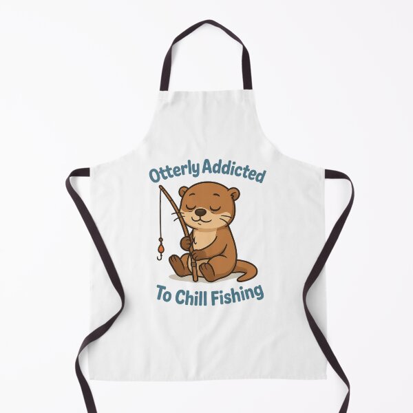 Item preview, Otter Fishing Chill Hobby Pun designed and sold by TwillTees.