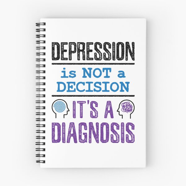 Item preview, Depression Is Not a Decision It's a Diagnosis Mental Health Awareness designed and sold by jaygo.
