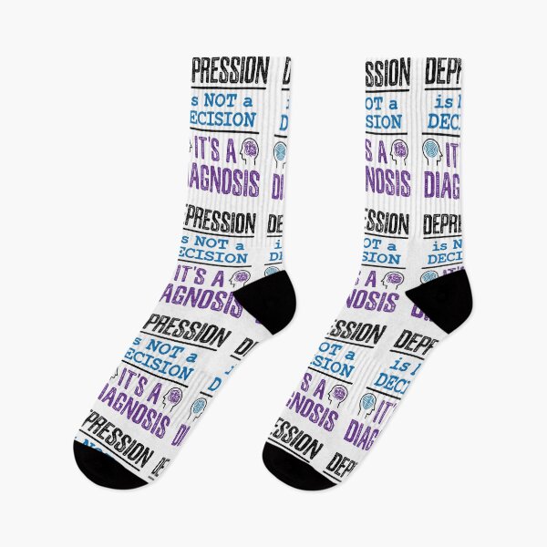 Item preview, Depression Is Not a Decision It's a Diagnosis Mental Health Awareness designed and sold by jaygo.