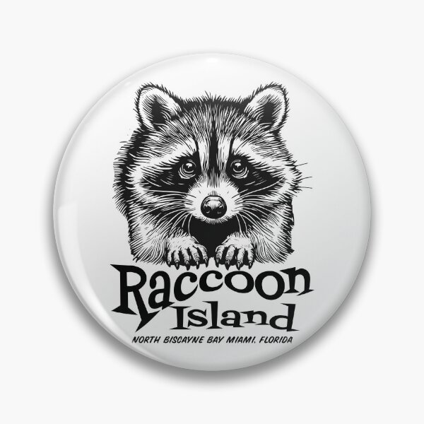 Item preview, Raccoon Island – Biscayne Bay Florida Souvenir designed and sold by NoGoodDeeds.