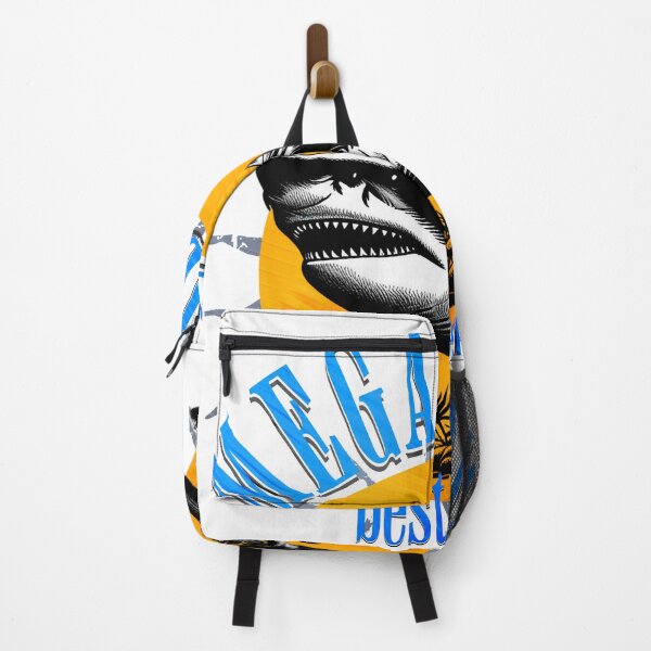 Item preview, Shark, or rather the Megalodon, with bright colors and cool text. designed and sold by Like it Different.