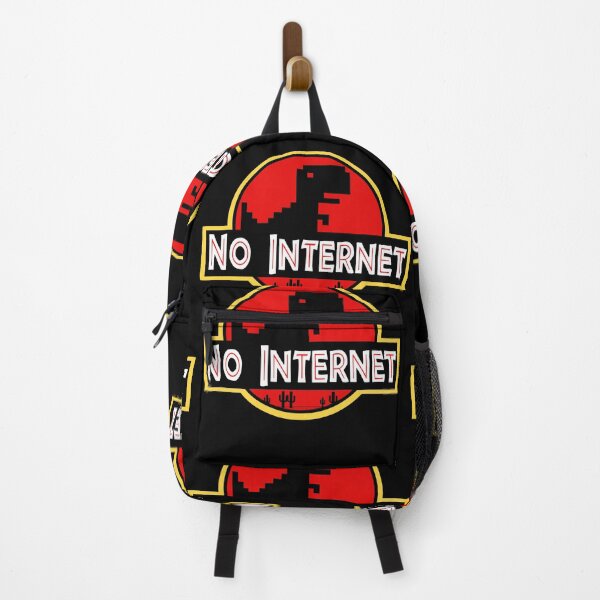Item preview, Funny Nerdy No Internet Dinosaur Game Sci-Fi Fan designed and sold by MathWare MathClips.
