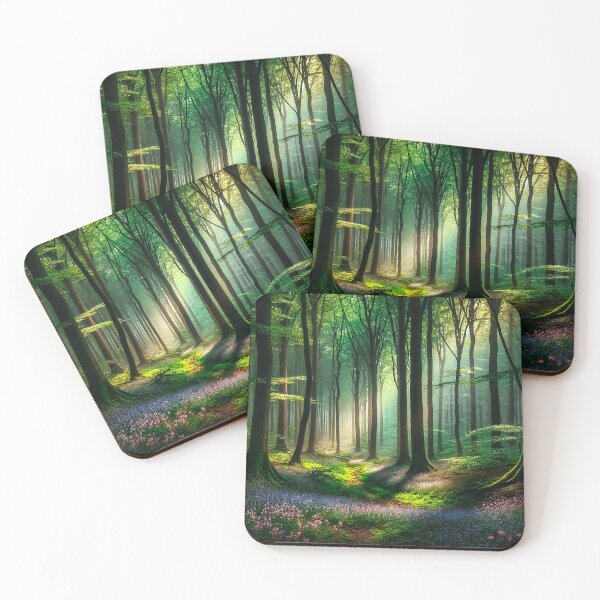 Item preview, Mystical Enchanted Forest – Magical Landscape Illustration designed and sold by DailyWeird.