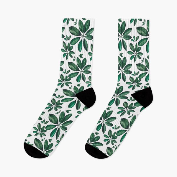 Item preview, Watercolor Tropical Leaves Radial Pattern - Deep Green Botanical Art designed and sold by M-Pradeepa.