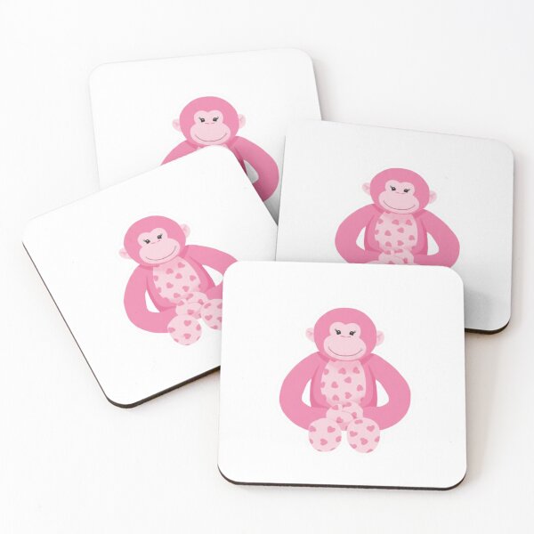 Item preview, Bobo the pink monkey  designed and sold by Elphotography06.