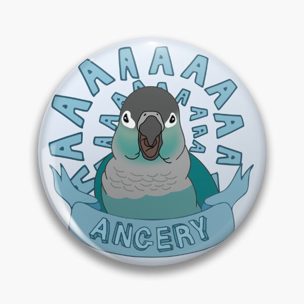 Item preview, ANGERY - turquoise conure designed and sold by FandomizedRose.