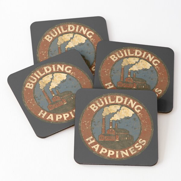 Item preview, Building Happiness Industrial Joy designed and sold by Degenerate Scum.