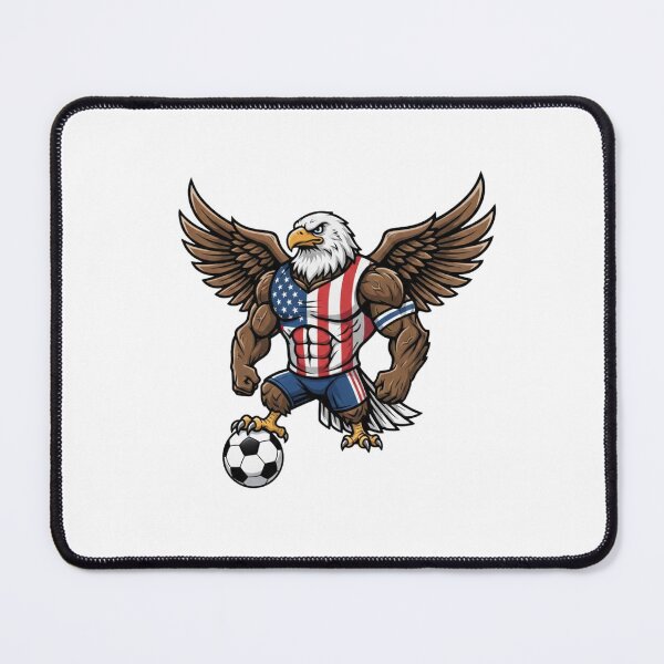 Item preview, Strong American Eagle Football Mascot 2026 designed and sold by ArtByKatti.