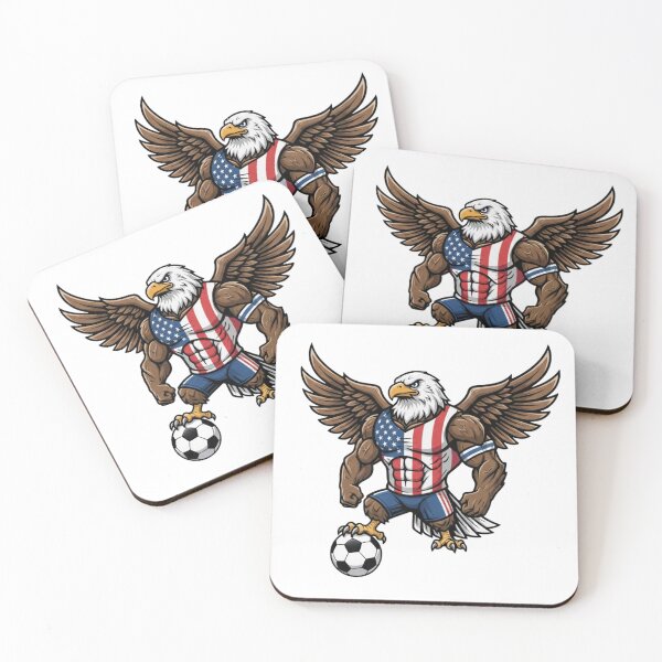 Item preview, Strong American Eagle Football Mascot 2026 designed and sold by ArtByKatti.
