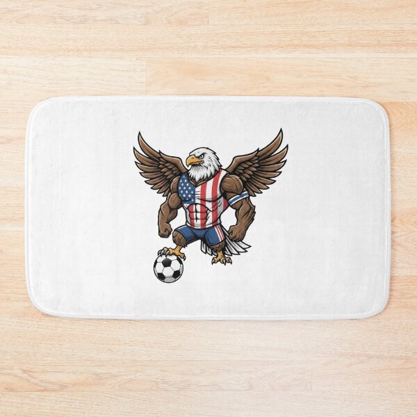 Item preview, Strong American Eagle Football Mascot 2026 designed and sold by ArtByKatti.