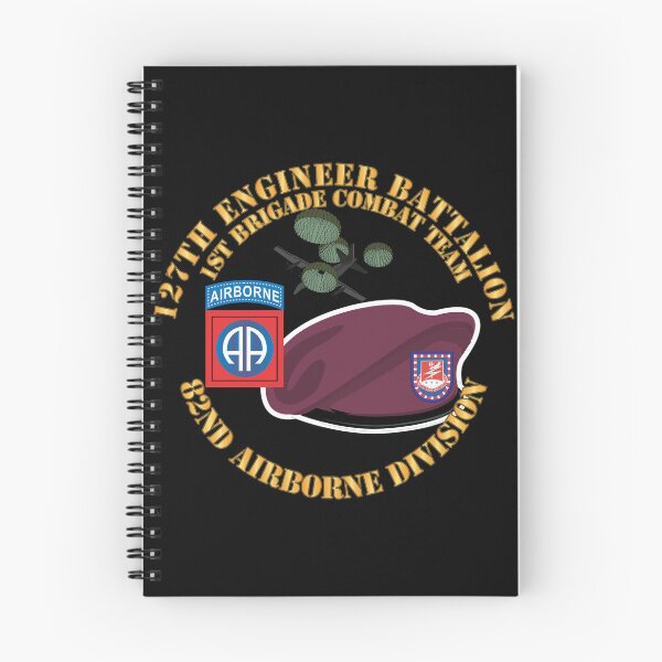Item preview, Army - 82nd Airborne Div - Beret - Mass Tac - Maroon  - 127th Engineer Bn X 300 designed and sold by Military Insignia Products.