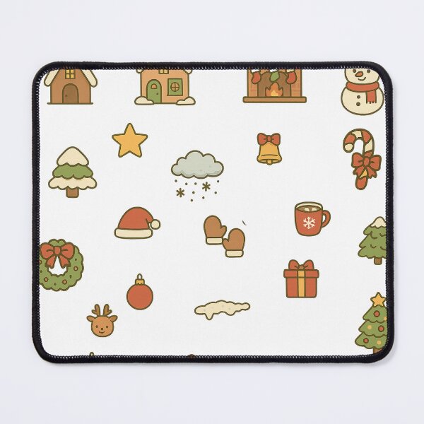 Item preview, Cute Christmas Icons Sticker Pack – Cozy Winter Holiday Set designed and sold by MochiZoo.