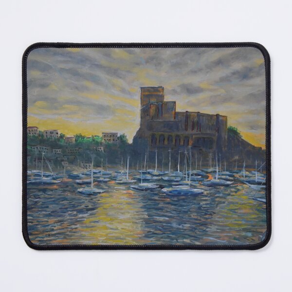 Item preview, Oil painting - Castle of Lerici, Liguria designed and sold by Igor Pozdnyakov.
