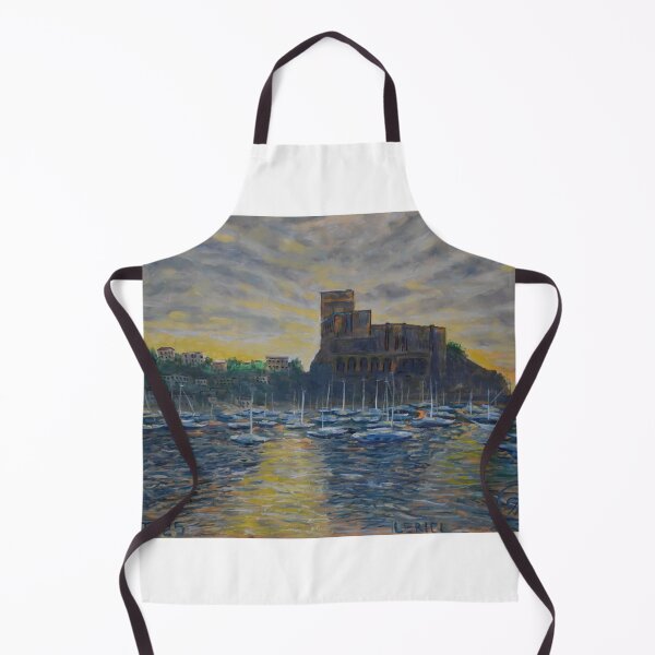 Item preview, Oil painting - Castle of Lerici, Liguria designed and sold by Igor Pozdnyakov.