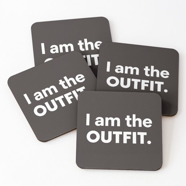 Item preview, clean, bold statement tee for anyone who is the outfit. Minimalist, stylish, and perfect for everyday wear. designed and sold by EchopawCo.