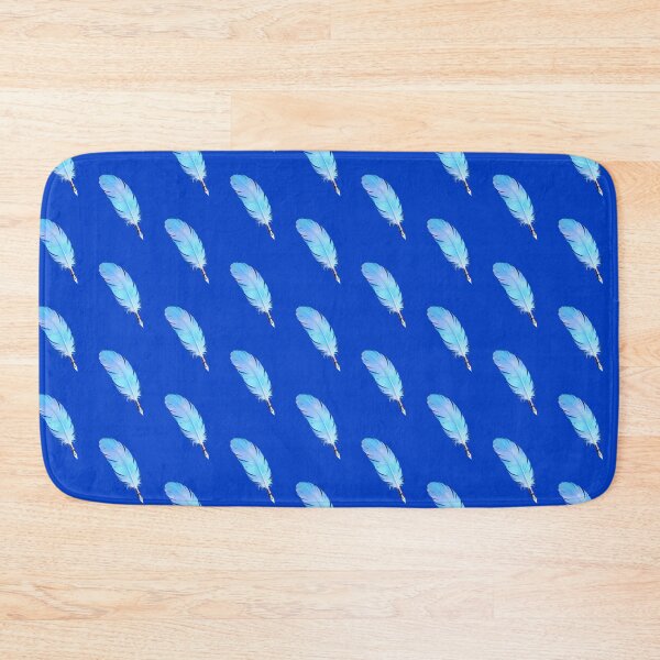 Item preview, Beautiful Blue Feather Quill Pen - Artistic Writing Tool Illustration designed and sold by RudArtAI.