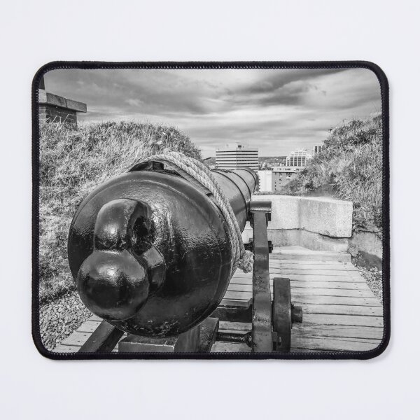 Item preview, Historic Cannon at Halifax Citadel BW designed and sold by jrtwynam.