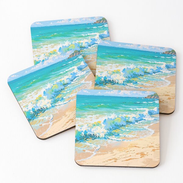 Item preview, Tropical Beach Turquoise Waves designed and sold by Glitchart66.