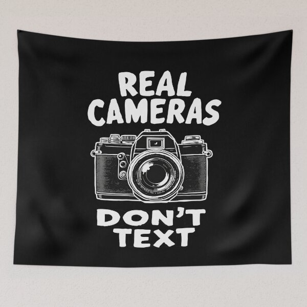 Item preview, Don't Text Photographer Silhouettes designed and sold by MooonTees.