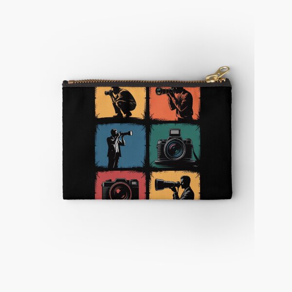 Item preview, Retro Photographer Silhouettes Cameras designed and sold by MooonTees.