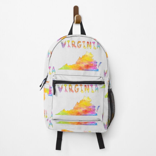 Item preview, Vibrant Watercolor Virginia Map - Artistic State Pride designed and sold by mashmosh.