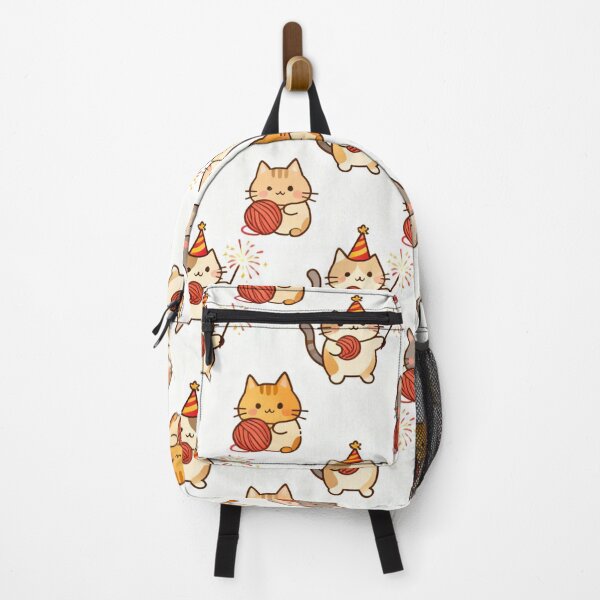 Item preview, Cute Festive Cats New Year Seamless Pattern designed and sold by BlueYasmine.