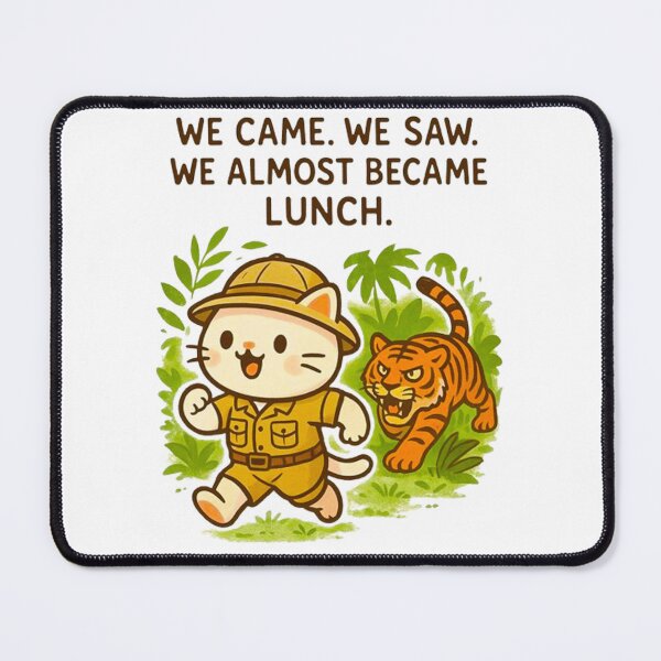 Item preview, Cute Mochi-Paw's Jungle Adventure: We Almost Became Lunch! designed and sold by MT-Hub | Art for Every Soul.
