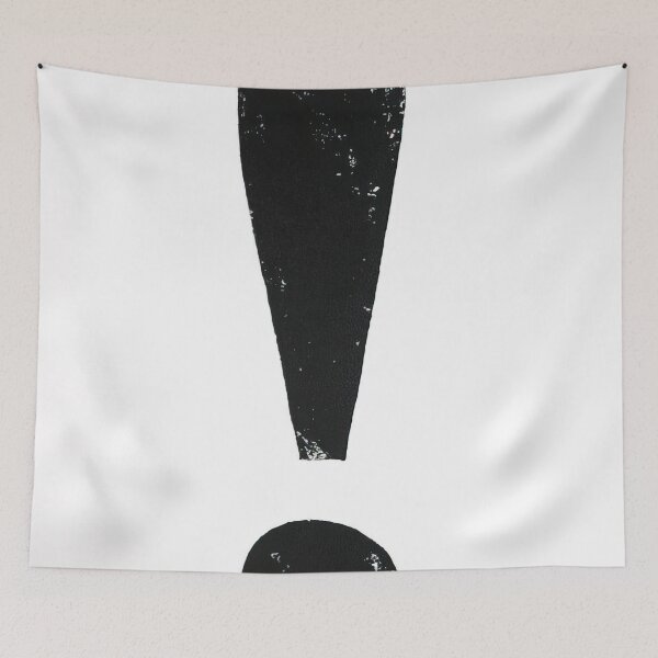 Item preview, Bold Black Exclamation Mark designed and sold by Uriele.