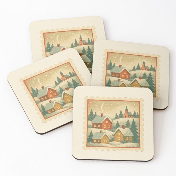 Item preview,  Snowy Village designed and sold by DreamPixAtelier.