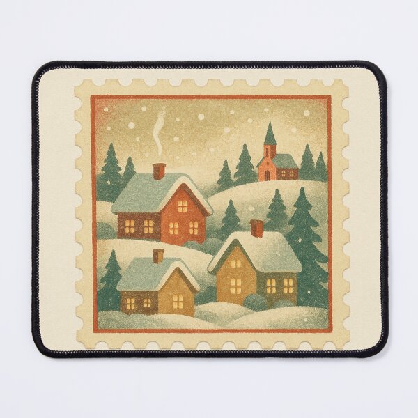 Item preview, Snowy Village designed and sold by DreamPixAtelier.