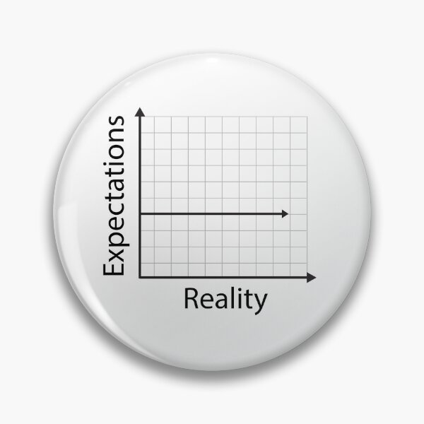 Item preview, The Reality Graph - Minimalist Expectation vs Reality designed and sold by Nothing Wow.