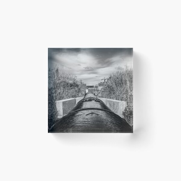 Item preview, Historic Cannon at Halifax Citadel 2 BW designed and sold by jrtwynam.