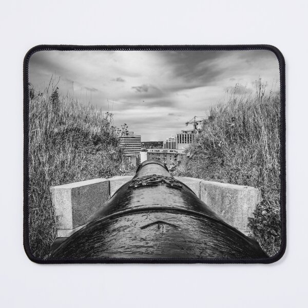 Item preview, Historic Cannon at Halifax Citadel 2 BW designed and sold by jrtwynam.