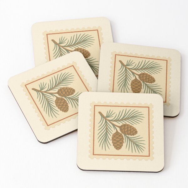 Item preview, Pine Branch & Cones designed and sold by DreamPixAtelier.