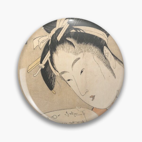 Item preview, The Courtesan Hanazuma Reading a Letter designed and sold by AnimaliaStar.