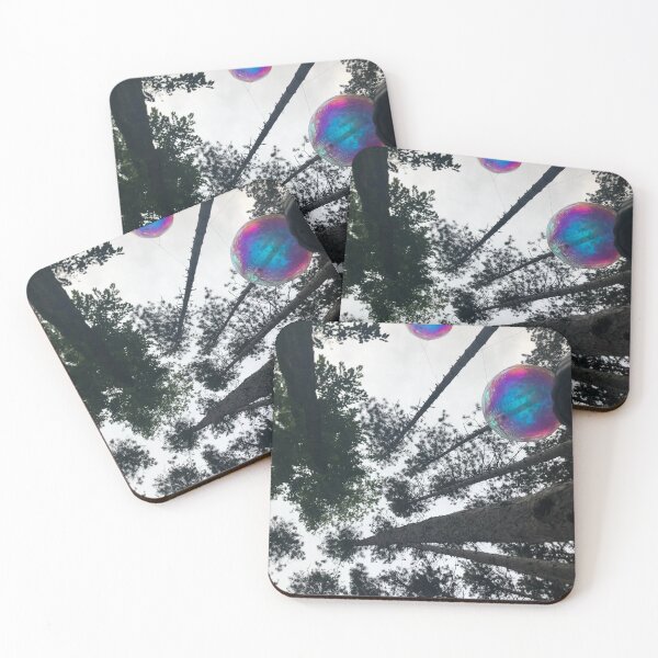 Item preview, Skyward Pine Trees with Bubbles designed and sold by JT's Place.