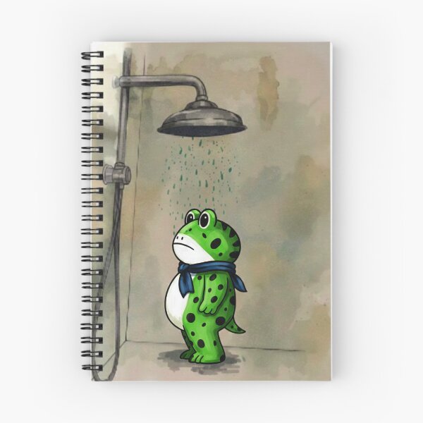 Item preview, bathroom art, funny frog bathroom art designed and sold by AddlPoolart.