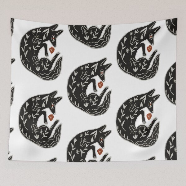 Item preview, Symbolic Wolf Drawing, Werewolf Folklore, and Animals designed and sold by Dormitria.
