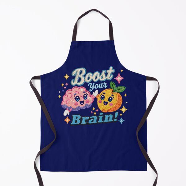 Item preview, Copy of Boost Your Brain – Cute Kawaii Brain & Peach Motivation | Study, School & Teacher Gift designed and sold by DigitalArtByNow.
