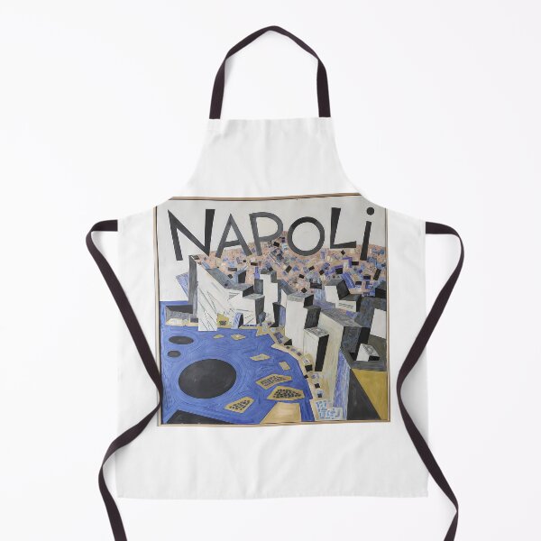 Item preview, Napoli Bauhaus Art – Naples Italy Contemporary Geometric Poster, Modern Bauhaus Travel Illustration, Abstract City Wall Art designed and sold by OzzFrequency.