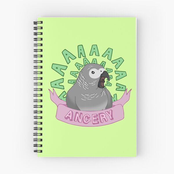 Item preview, ANGERY - african grey parrot designed and sold by FandomizedRose.