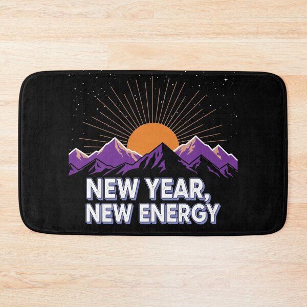 Item preview, New Year, New Energy – Sunrise Mountain Illustration designed and sold by Design_Your_Day.