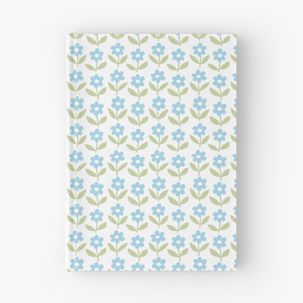 Item preview, Tiny daisy spring flowers pattern in blue and green designed and sold by Miss-Belle.