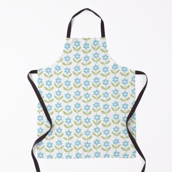 Item preview, Tiny daisy spring flowers pattern in blue and green designed and sold by Miss-Belle.