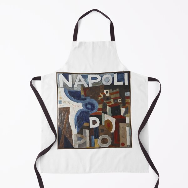 Item preview, Napoli Bauhaus Art – Naples Italy Contemporary Geometric Poster, Modern Bauhaus Travel Illustration, Abstract City Wall Art designed and sold by OzzFrequency.