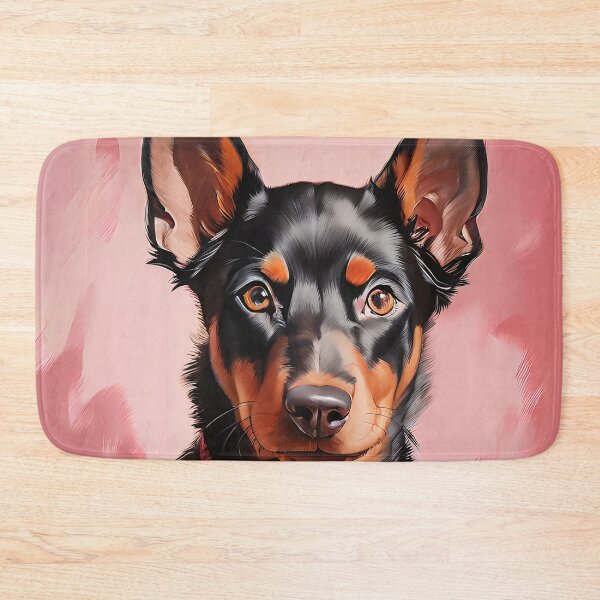 Item preview, Dog with pink collar portrait designed and sold by Mianku | Für das Leben.