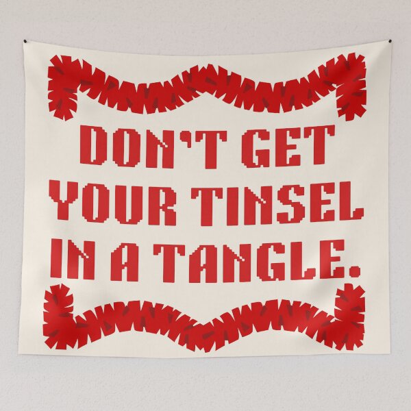 Item preview, Don’t Get Your Tinsel In A Tangle designed and sold by AESTHETISCAPES.