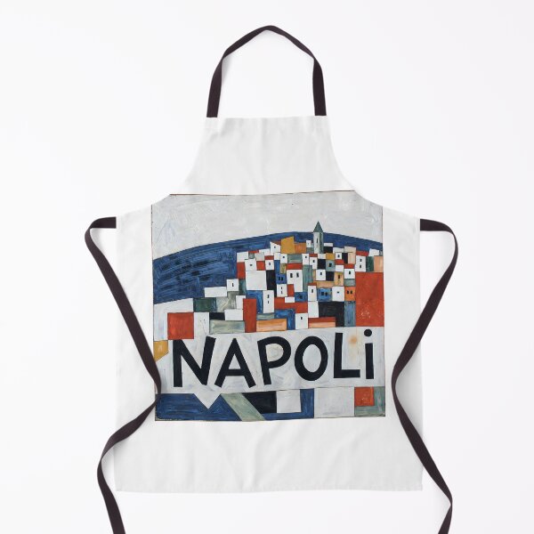 Item preview, Napoli Bauhaus Art – Naples Italy Contemporary Geometric Poster, Modern Bauhaus Travel Illustration, Abstract City Wall Art designed and sold by OzzFrequency.