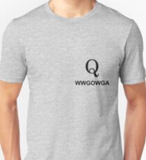 Q Qanon WWGOWGA Slim Fit T-Shirt