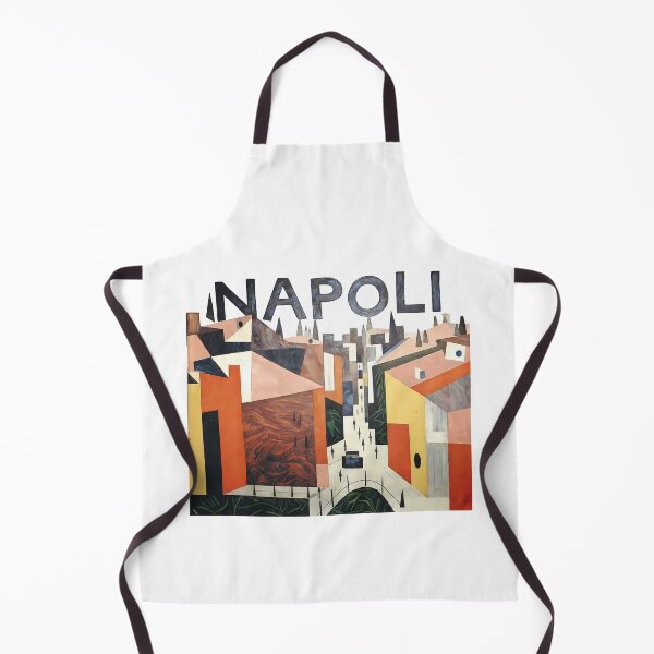 Item preview, Napoli Bauhaus Art – Naples Italy Contemporary Geometric Poster, Modern Bauhaus Travel Illustration, Abstract City Wall Art designed and sold by OzzFrequency.